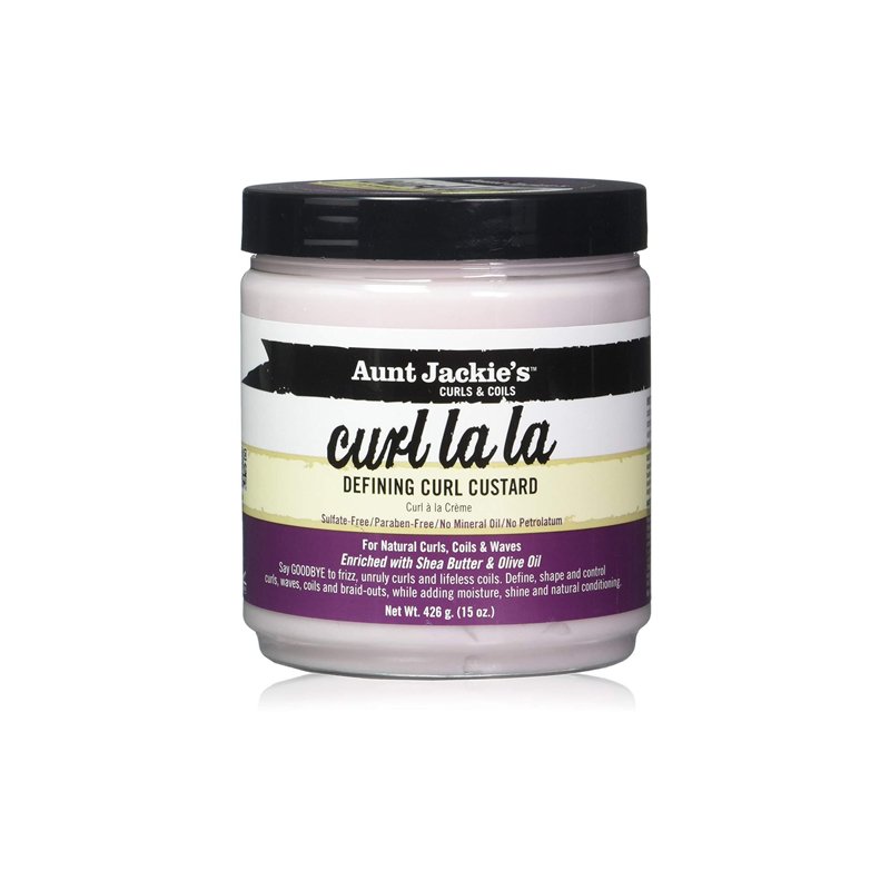 Aunt Jackie's Curl La La Defining Curl Custard 15oz (426g) - OHEMA