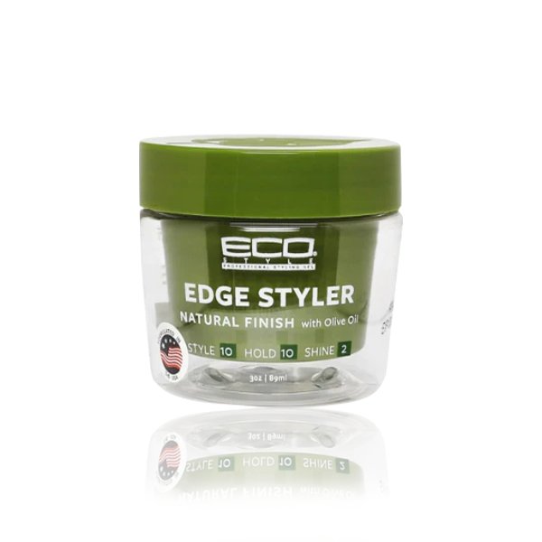 Eco style Edge Styler Natural Finish With Olive Oil 3oz (89ml) - OHEMA