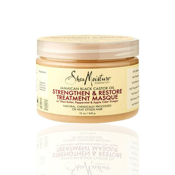 Shea Moisture Jamaican Black Castor Oil Strengthen & Restore Treatment Masque 12oz (354ml) - OHEMA