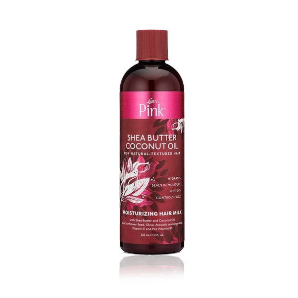 Pink Shea Butter Coconut Oil Moisturizing Hair Milk 12oz (355ml) - OHEMA