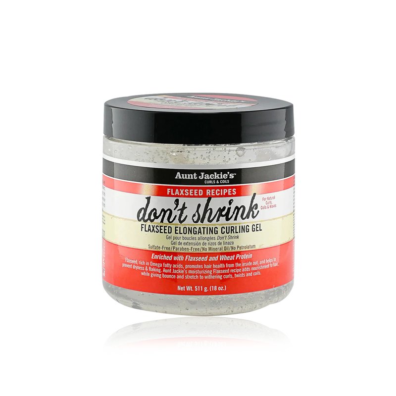 aunt jackie's don't shrink flaxseed elongating curling gel 18oz (511g) - OHEMA